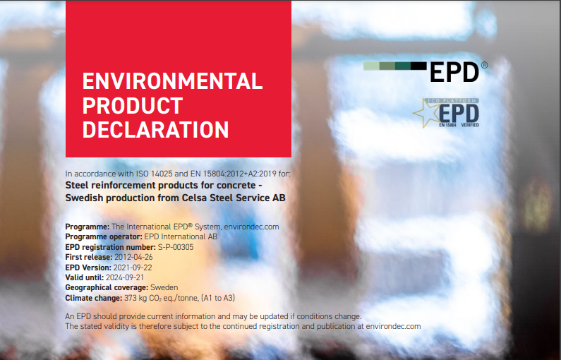 EPD-miljövarudeklaration